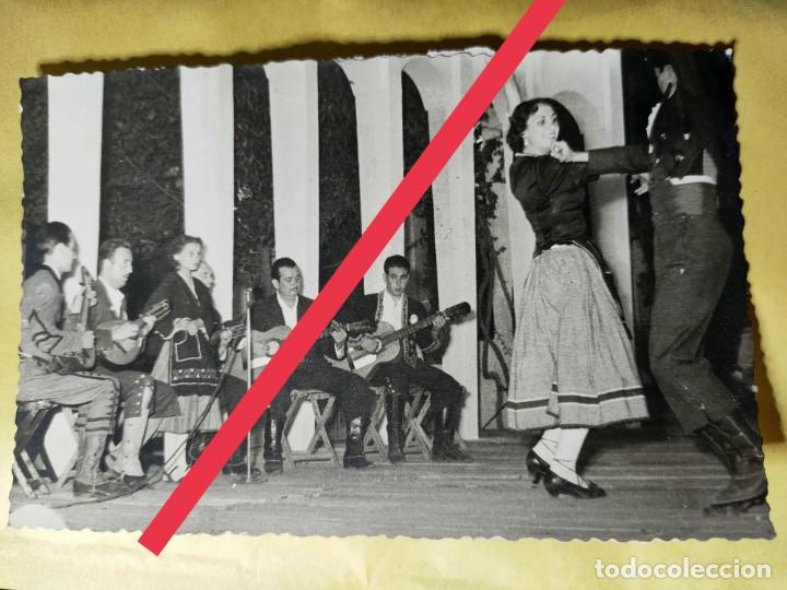Fotografia antica: Antigua fotograf&iacute;a. Bailaora. tablao flamenco.. Foto a&ntilde;os50.