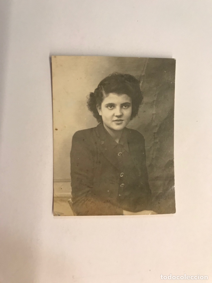 Fotograf&iacute;a antigua: FOTOGRAF&Iacute;A FOTOMATON PHOTOMATON Joven Raymonda ... (h.1930?)