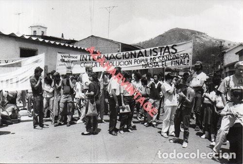 Alte Fotografie: NICARAGUA, A&Ntilde;OS 80, INTERNACIONALISTAS CON LA REVOLUCION SANDINISTA, RARA, 178X128MM