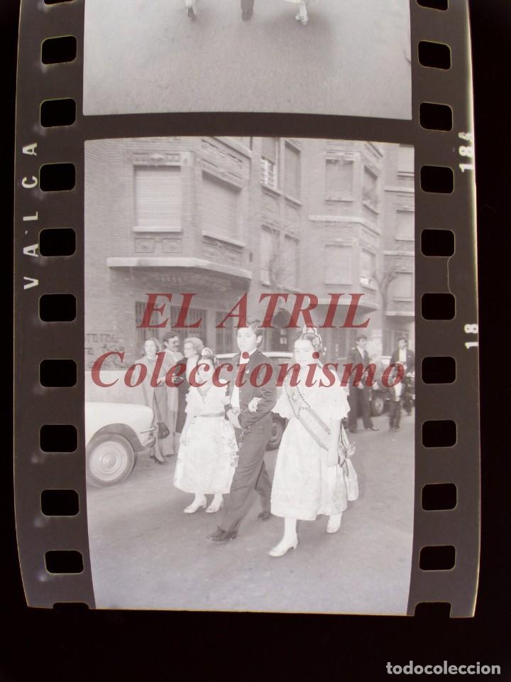 Alte Fotografie: VALENCIA - FALLAS - 17 ANTIGUOS CLICHES NEGATIVOS DE 35 mm EN CELULOIDE