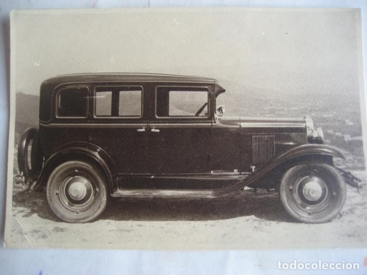 Fotograf&iacute;a antigua: Foto de coche, sin identificar ni marca ni lugar. 17 x 11.5 cms