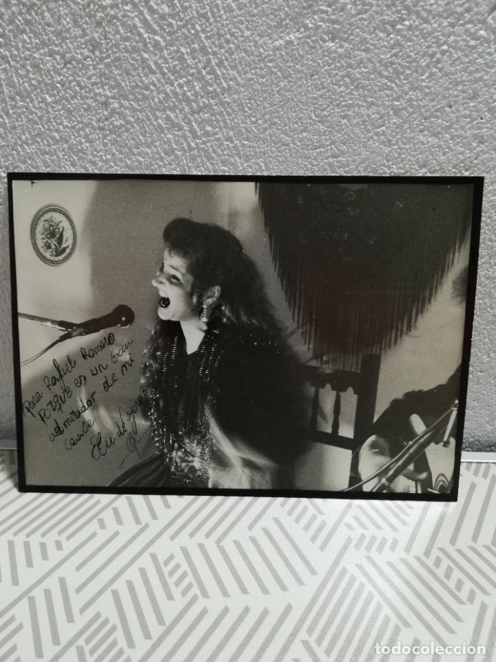 Fotograf&iacute;a antigua: Antigua fotograf&iacute;a de flamenco. Cantar&aacute; Elu de Jerez. Cordoba