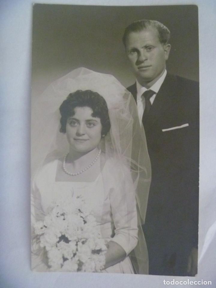 Alte Fotografie: PRECIOSA FOTO DE ESTUDIO DE BODA, 1962. DE BONI , SEVILLA
