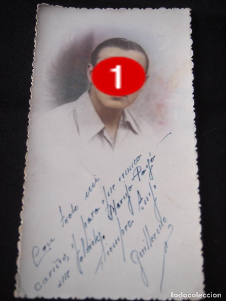 Fotograf&iacute;a antigua: ANTIGUA FOTOGRAFIA RETRATO DE JOVEN COLOREADA