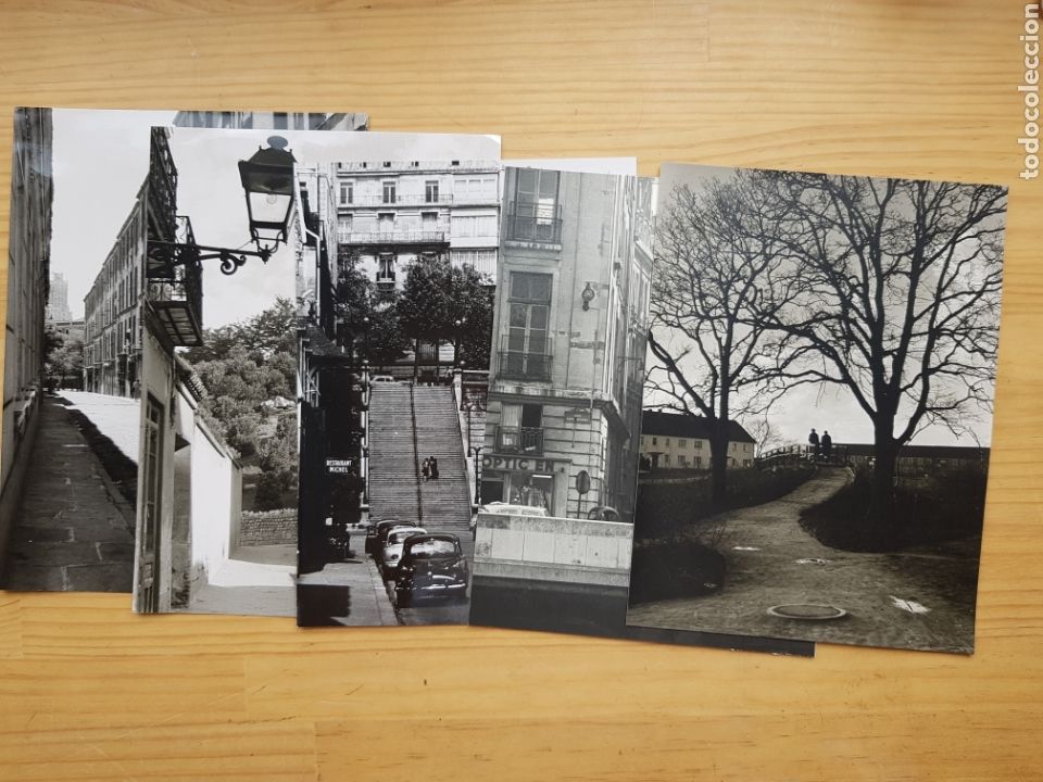 Fotograf&iacute;a antigua: LOTE DE 5 FOTOGRAFIAS PARIS? FRANCIA? BONITAS 17 X 23 V6