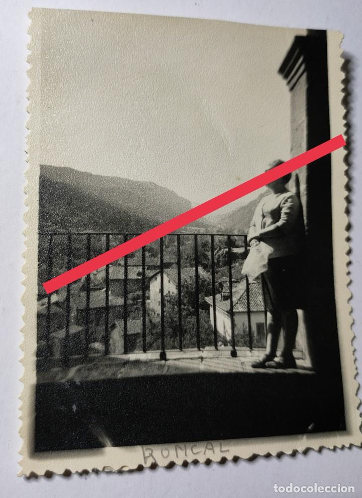 Alte Fotografie: Antigua fotograf&iacute;a de Roncal. Navarra. Foto a&ntilde;os 60.
