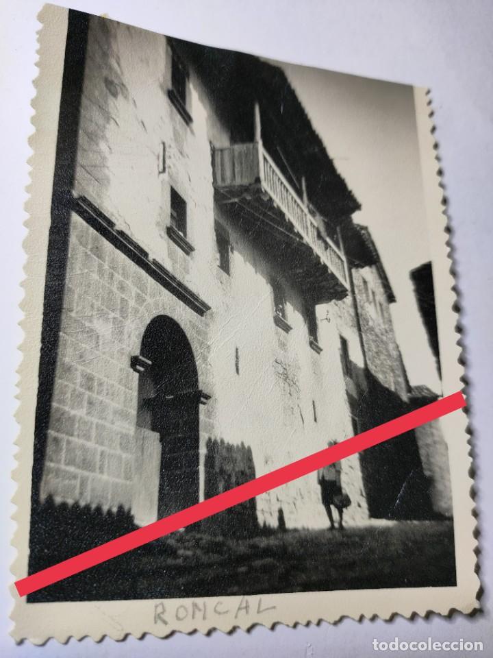 Fotografia antica: Antigua fotograf&iacute;a de Roncal. Navarra. Foto a&ntilde;os 60.