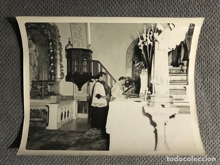 Fotograf&iacute;a antigua: PUERTO RICO. Fotograf&iacute;a El Padre Aguirre Can&oacute;nigo de la Catedral de Oviedo. Oficiando Misa &hellip;