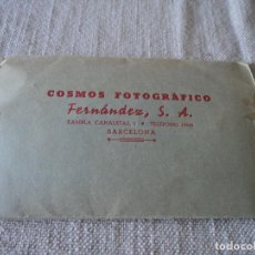 Fotografía antigua: FUNDA DE COSMOS FOTOGRAFICOS FERNANDEZ S. A. 17 X 10 CM, CON 13 NEGATIVOS, 9 X 6 CM,