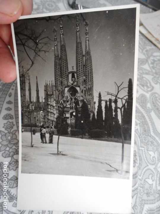 Fotograf&iacute;a antigua: ANTIGUA FOTOGRAFIA.LA SAGRADA FAMILIA.BARCELONA A&Ntilde;OS 50?