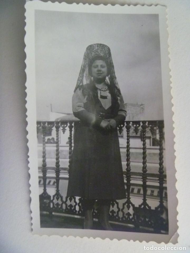 Antique Photography: FOTO DE SE&Ntilde;ORITA CON PEINETA Y MANTILLA. SEVILLA, 1933