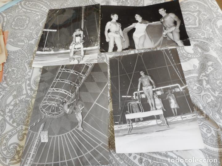 Fotograf&iacute;a antigua: ANTIGUAS FOTOGRAFIAS.ESPECTACULO.CIRCO.ACROBACIA.TRAPECISTAS.A&Ntilde;OS 60?