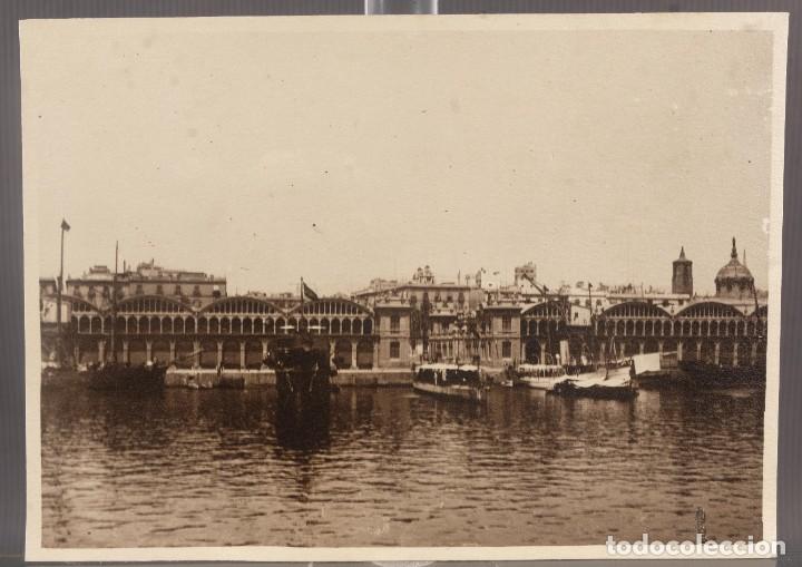Photographie ancienne: Fitograf&iacute;a Vista Puerto de Barcelona a&ntilde;os 30-40