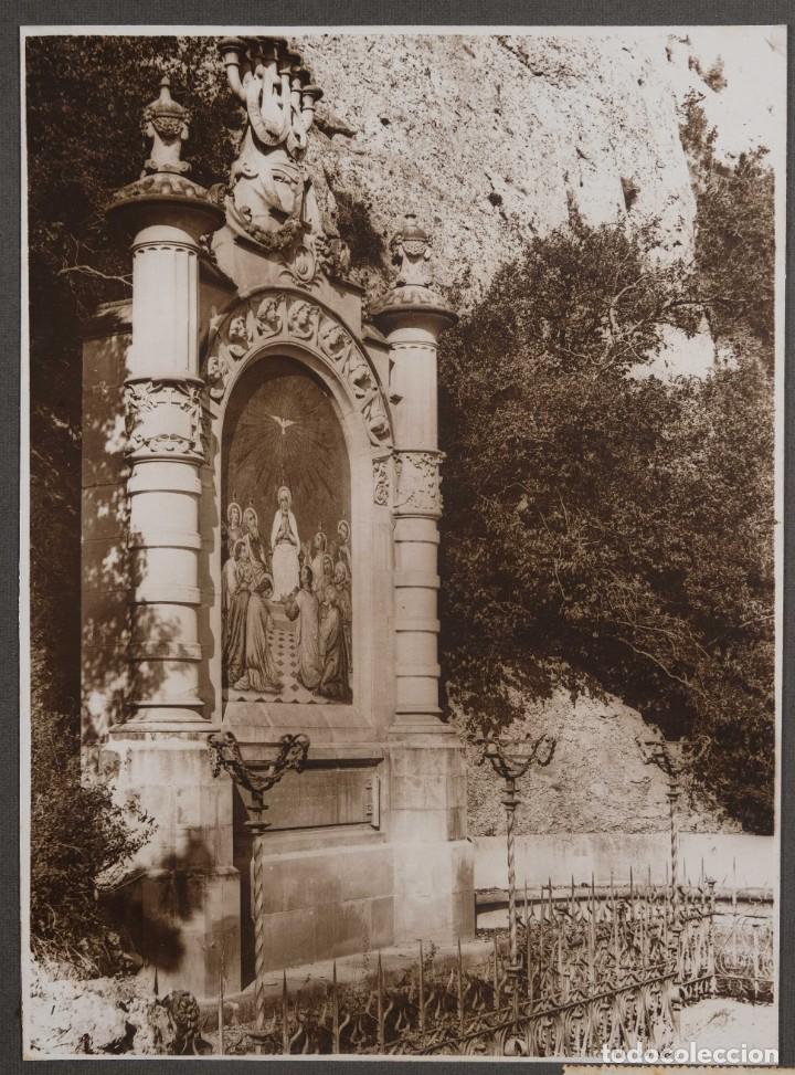 Photographie ancienne: Fotograf&iacute;a titulada Lema-Monumento con imagen de Santa Cena a&ntilde;os 30-40