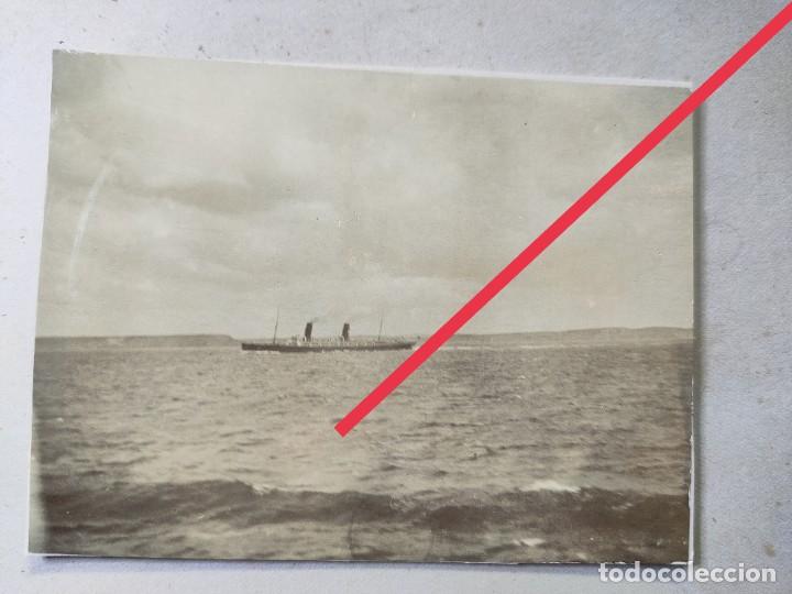 Fotograf&iacute;a antigua: Antigua fotograf&iacute;a. barco o buque. Principios siglo XX..