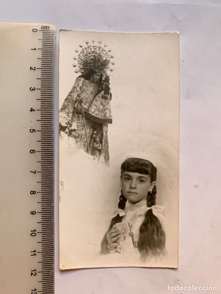 Fotografia antica: FOTO ESTAMPA. ALBUIXECH. RCDO. 1&ordf; COMUNI&Oacute;N MARUJIN A. P. FOTO J. AMOROS. FECHA, 16 JUNIO 1960.