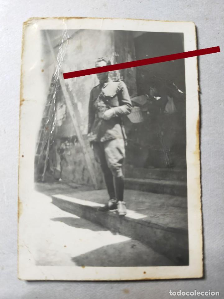Fotografia antica: Antigua fotograf&iacute;a. Soldado espa&ntilde;ol. A&ntilde;os 30. Militar.