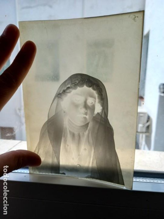 Fotografia antiga: Negativo de acetato. Retrato infantil