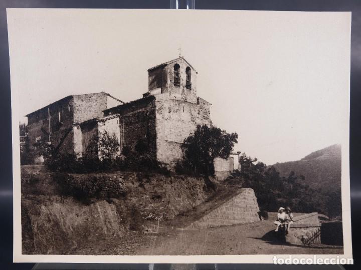 Photographie ancienne: Fotografia Vista iglesia campo a&ntilde;os 30-40