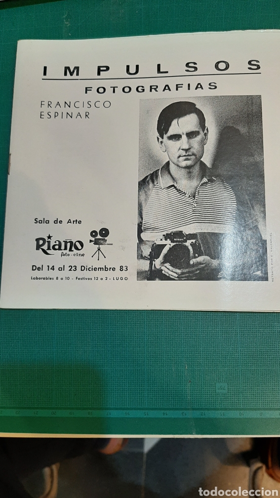 Alte Fotografie: CAT&Aacute;LOGOS FOTOGRAF&Iacute;A FRANCISCO ESPINAR/ CARLOS VALC&Aacute;RCEL 1983 RIA&Ntilde;O FOTO CINE