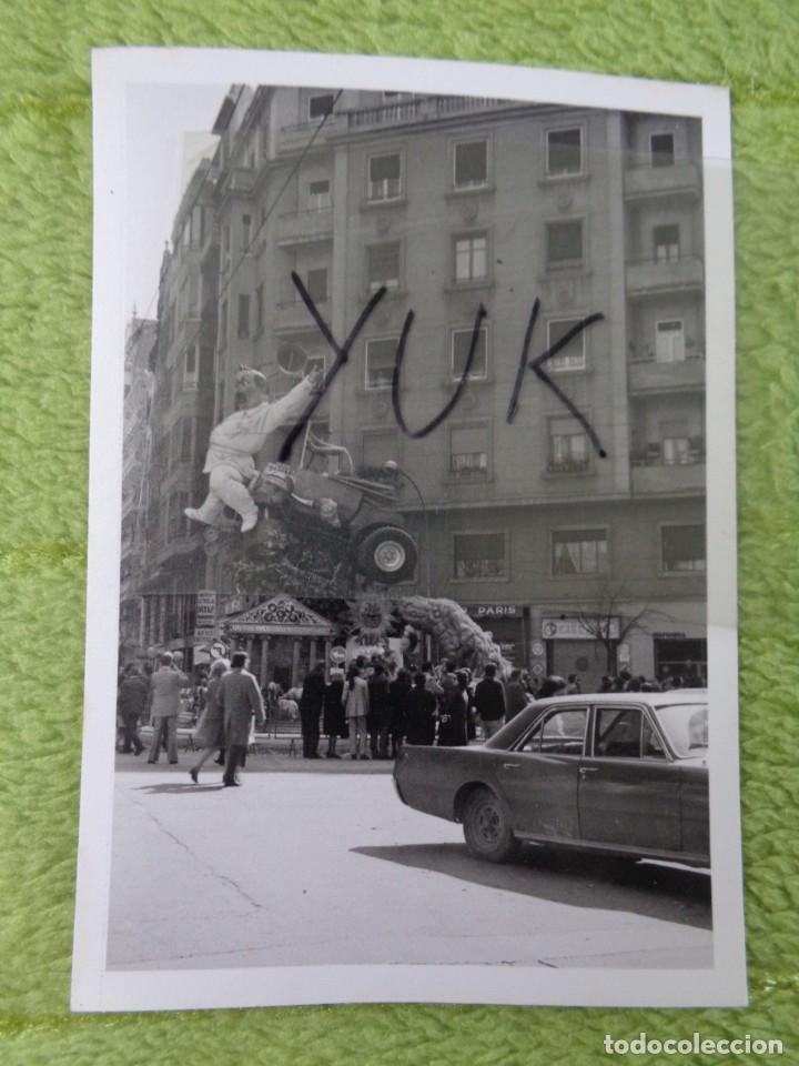 Fotograf&iacute;a antigua: FOTO FOTOGRAFIA DE LA FALLA DE LA CALLE CISCAR BURRIANA - 1973 - FALLAS DE VALENCIA