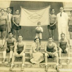 Fotografía antigua: EE.UU. SAN FRANCISCO EQUIPO DE BALONCESTO DE PUERTO RICO. HACIA 1930.GRAN TAMAÑO.. Lote 291873788