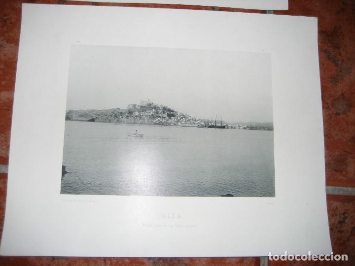Fotografía antigua: 2 fototipia de hauser y menet Ibiza . fotografia España ilustrada 1894 . 32/25 cm - Foto 2 - 295635208