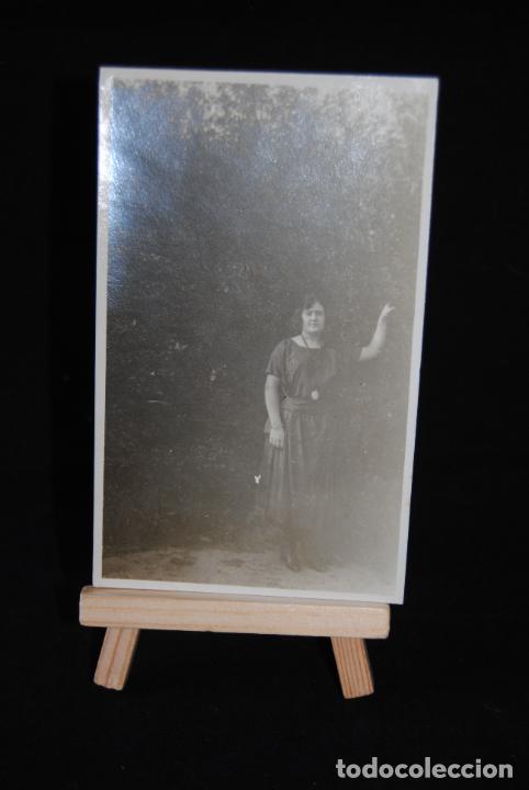 Antique Photography: ANTIGUA FOTOGRAFIA RETRATO SE&Ntilde;ORA DE EPOCA FORMATO POSTAL 8 X 13