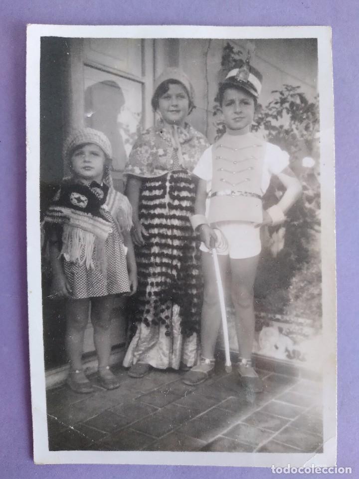 Fotografia antiga: ANTIGUA FOTOGRAFIA NI&Ntilde;OS DISFRAZADOS