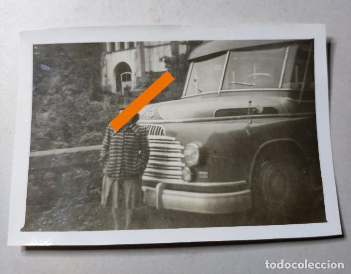 Photographie ancienne: Antigua fotograf&iacute;a. Autob&uacute;s MAN. Foto a&ntilde;os 50.