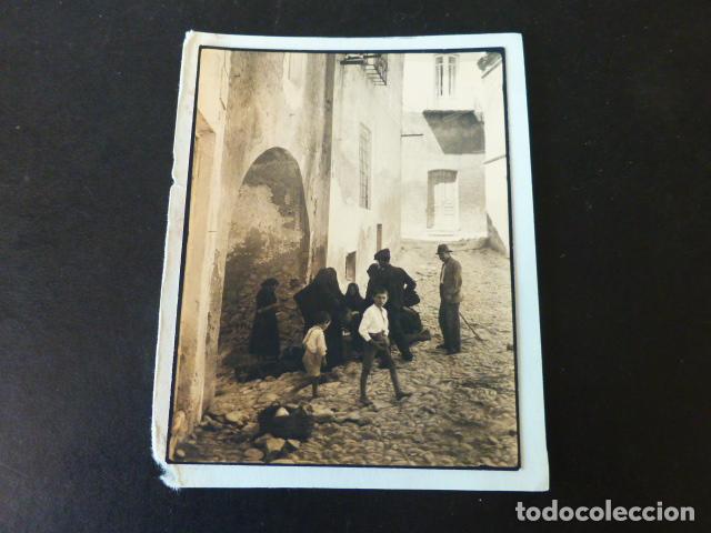 Fotograf&iacute;a antigua: MOJACAR ALMERIA ESCENA FOTOGRAFIA AL CARBON 1935 POR ROBERT GILLON PRESIDENTE SENADO BELGICA