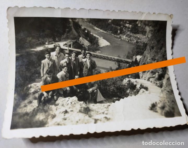 Fotografia antica: Antigua fotograf&iacute;a. Pantano. provincia de Catalu&ntilde;a. fot&oacute;grafo ampliaciones JC.