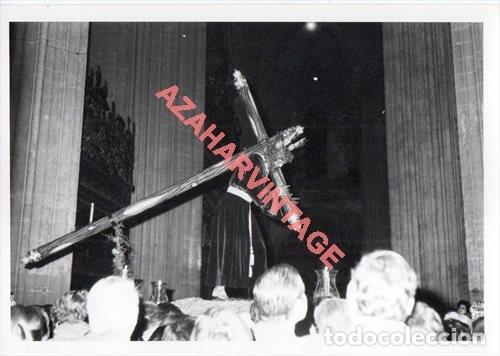 Antique Photography: SEMANA SANTA SEVILLA, ANTIGUA FOTOGRAFIA CRISTO DE PASION, 120X95MM