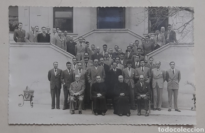 Fotografia antica: PORTUGALETE. Foto en colegio de curas por A. ZORRAQUIN.
