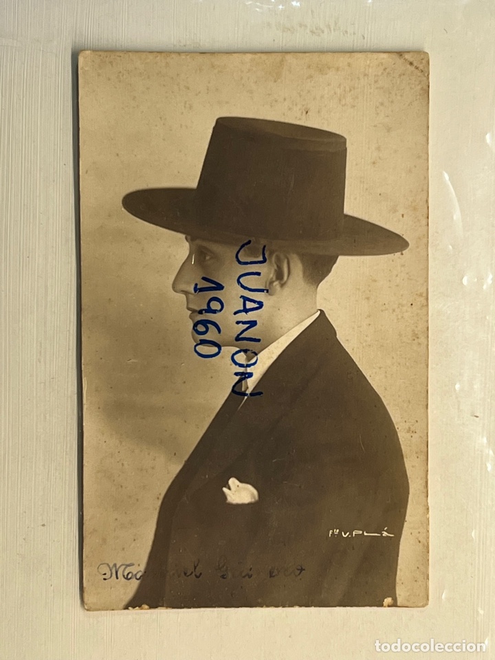 MANUEL GRANERO. FOTOGRAFIA V, PLA.., DEL TORERO VALENCIANO… (H.1920?) (Fotografía Antigua - Fotomecánica)