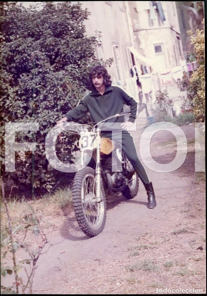 Fotograf&iacute;a antigua: FOTO ORIGINAL MOTO MONTESA ENDURO CROSS MOTOCROSS