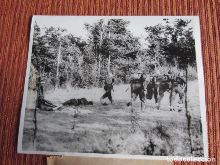 Fotograf&iacute;a antigua: 1936-TROPAS ATAQUE CON VICTIMAS.SIERRA GUADARRAMA.MADRID.GUERRA ESPA&Ntilde;A.FRANCO.FOTO ORIGINAL GRANDE