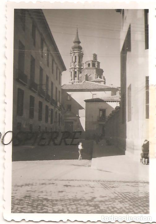 Fotograf&iacute;a antigua: ANTIGUA FOTO, ZARAGOZA- AL FONDO LA SEO Y CALLE PALAFOX, A&Ntilde;OS 60 ???, 6X9