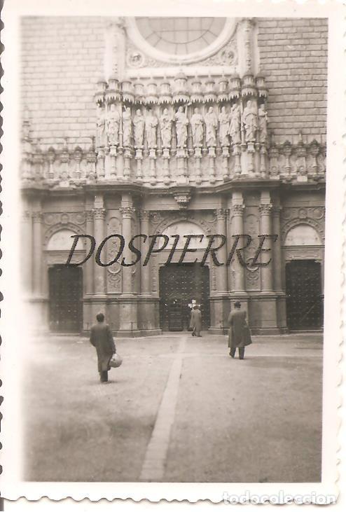 Fotograf&iacute;a antigua: ANTIGUA FOTO, BAS&Iacute;LICA DE MONSERRAT, A&Ntilde;OS 60 ???, 6X9