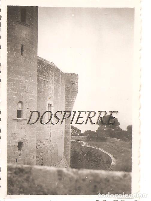 Fotograf&iacute;a antigua: ANTIGUA FOTO, CASTILLO DE BELLVER-MALLORCA ???, A&Ntilde;OS 60 ???, 6X8,5