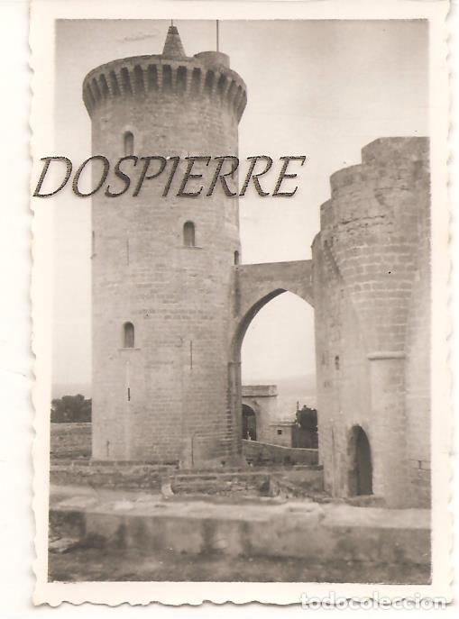 Fotograf&iacute;a antigua: ANTIGUA FOTO, CASTILLO DE BELLVER-MALLORCA ???, A&Ntilde;OS 60 ???, 6X8,5