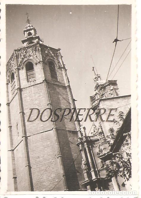Fotograf&iacute;a antigua: ANTIGUA FOTO, VALENCIA- CATEDRAL -MIGUELETE, ???, A&Ntilde;OS 60 ???, 6X8,5