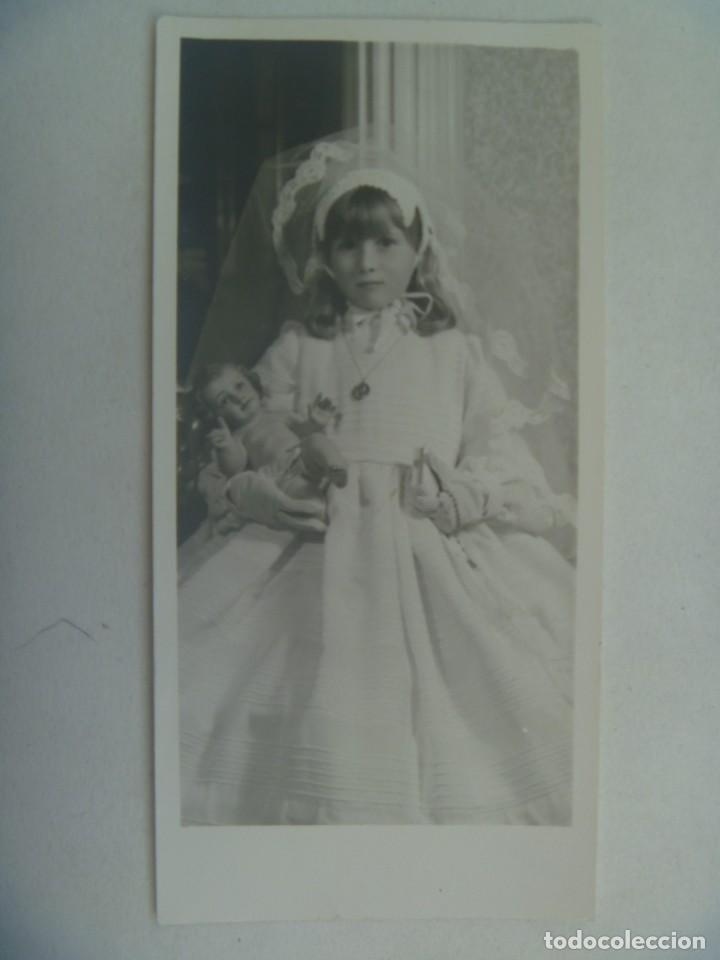 Fotograf&iacute;a antigua: BONITA FOTO DE NI&Ntilde;A DE PRIMERA COMUNION CON NI&Ntilde;O JESUS