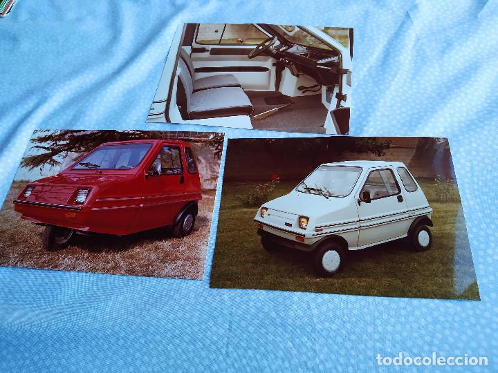 Fotografia antica: LOTE 3 FOTOGRAFIAS COCHE BMA BRIO Y BMA AMICA. VER FOTOS