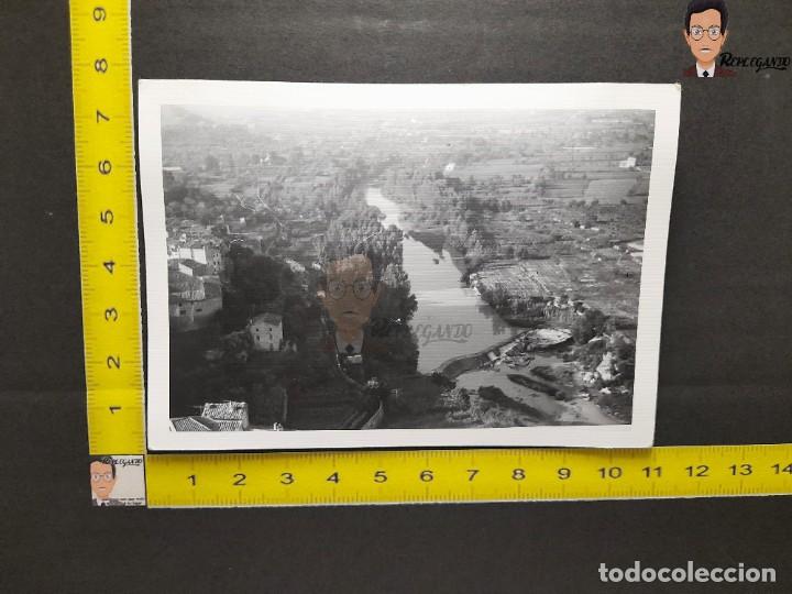 Fotografia antica: VISTA DEL RIO GUADALOPE DESDE EL PARADOR NACIONAL DE ALCA&Ntilde;IZ / FOTO ANTIGUA BLANCO Y NEGRO - 1973