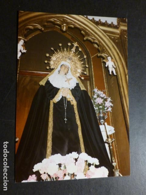 Fotograf&iacute;a antigua: MALAGA VIRGEN DE LOS DOLORES IGLESIA DE SAN PABLO FOTOGRAF&Iacute;A 15 X 10 CTMS