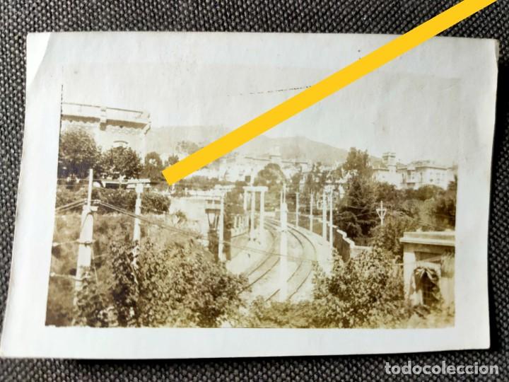 Alte Fotografie: Antigua fotograf&iacute;a. V&iacute;as de tren. Fotograf&iacute;a a&ntilde;os 20.