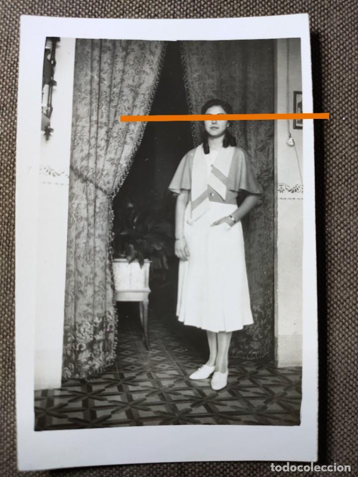 Antique Photography: Antigua fotograf&iacute;a. Se&ntilde;orita. A&ntilde;os 30.