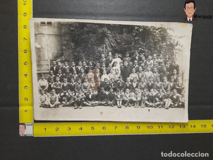 Antique Photography: FOTO DE GRUPO DE COLEGIO / FOTO ANTIGUA BLANCO Y NEGRO - A&Ntilde;OS 40 - NI&Ntilde;OS - ESCUELA ESPA&Ntilde;A