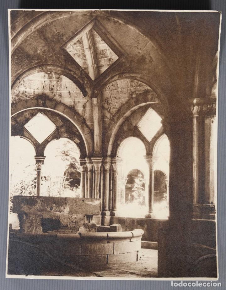Fotografia antiga: Fotograf&iacute;a Interior b&oacute;veda de catedral a&ntilde;os 20-30